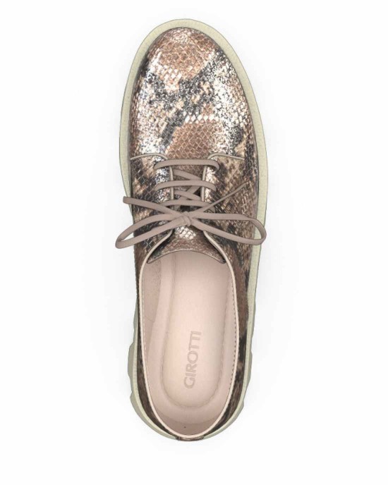 Color Sole Platform Shoes 17137