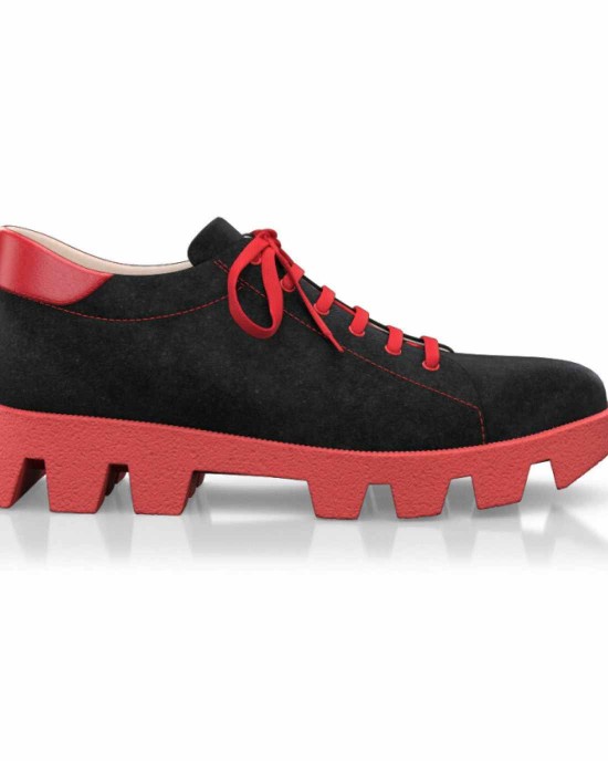 Color Sole Platform Shoes 17389