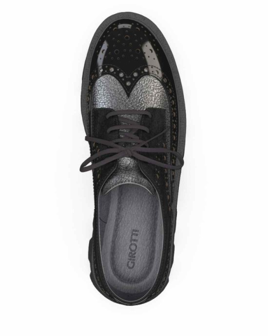Color Sole Platform Shoes 23786