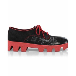 Color Sole Platform Shoes 23804