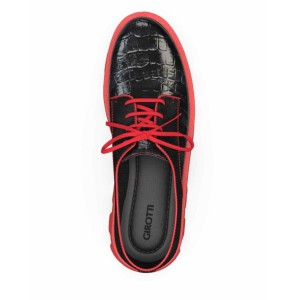 Color Sole Platform Shoes 23804