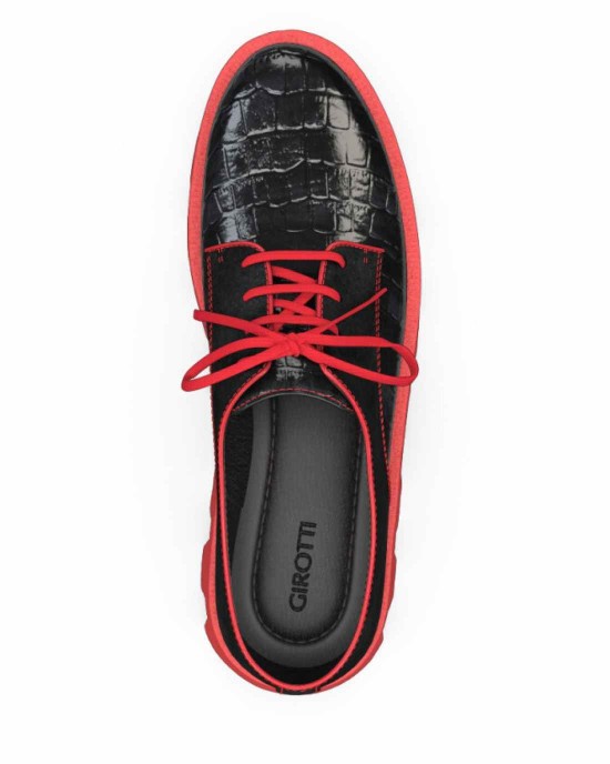 Color Sole Platform Shoes 23804