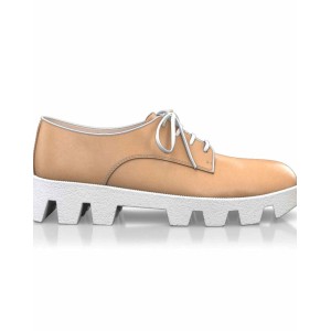 Color Sole Platform Shoes 23834