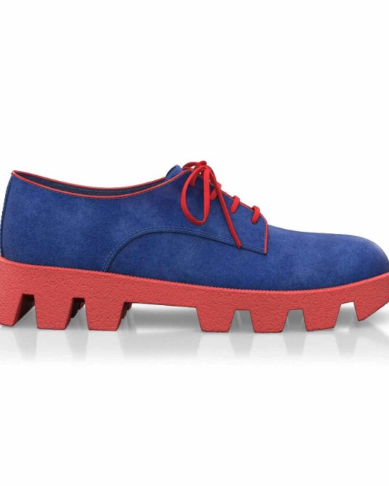 Color Sole Platform Shoes 23840