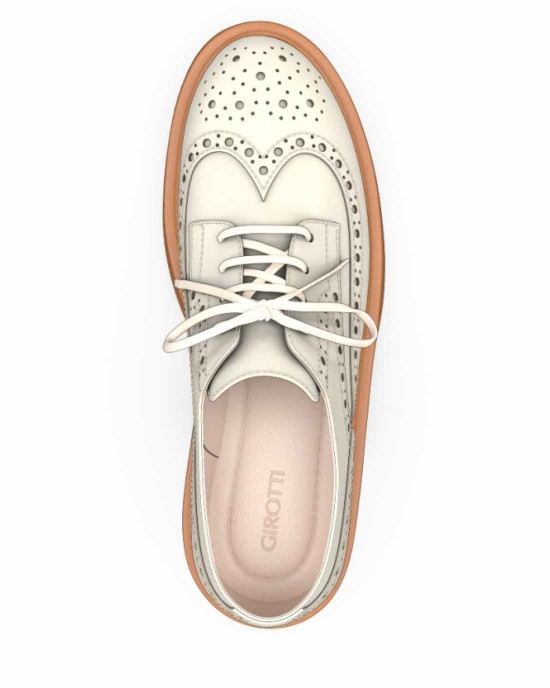 Color Sole Platform Shoes 23843