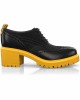 Block Heel Derby Shoes 27602
