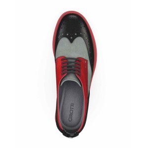 Block Heel Derby Shoes 27605