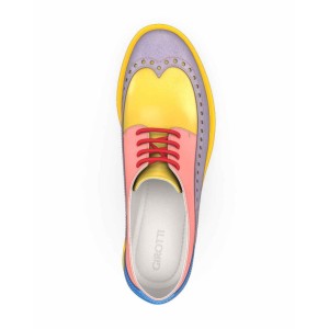 Block Heel Derby Shoes 29877