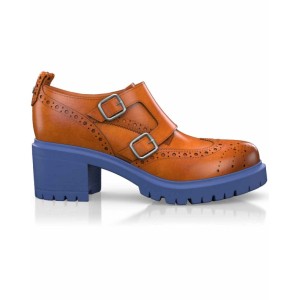 Block Heel Derby Shoes 29910