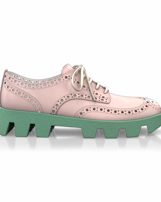 Color Sole Platform Shoes 30297