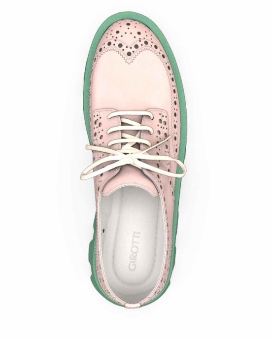 Color Sole Platform Shoes 30297