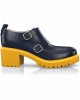 Block Heel Derby Shoes 30447