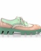 Color Sole Platform Shoes 30450