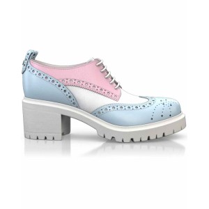 Block Heel Derby Shoes 32918