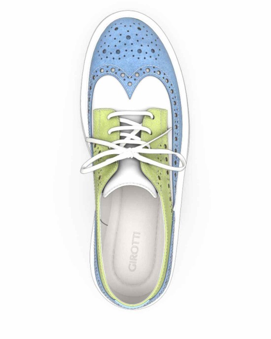 Color Sole Platform Shoes 32924