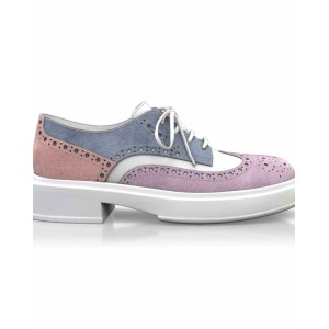 Color Sole Platform Shoes 32927