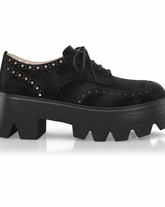 Color Sole Platform Shoes 32933