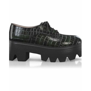 Color Sole Platform Shoes 32936