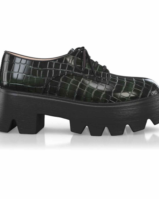 Color Sole Platform Shoes 32936