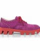 Color Sole Platform Shoes 32966