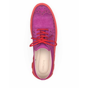Color Sole Platform Shoes 32966