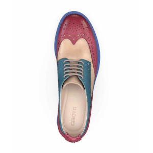Block Heel Derby Shoes 33020